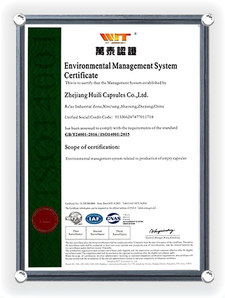 Сертификат Cистемы Экологического Менеджмента